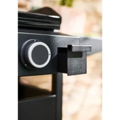Plancha Origin au gaz 60 pour 8 à 10 personnes coloris noir en acier 5000 W Forge Adour Origin - 60,7 x 54,6 x 24 cm
