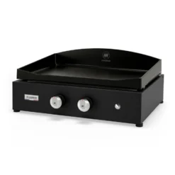 Plancha vintage gaz Pure 260 noir Le Marquier - L 61 x P 52 x H 27 cm