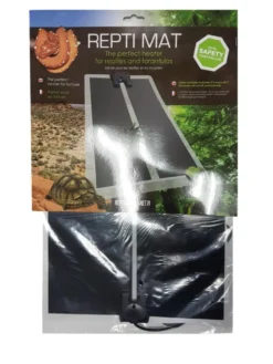 Plaque chauffante pour terrarium coloris noir Reptile Planet Repti Mat 20W - 42 x 28 cm