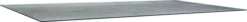 Plateau de table fin Penta Stern en HPL silverstar - 220 x 100 x 1,3 cm