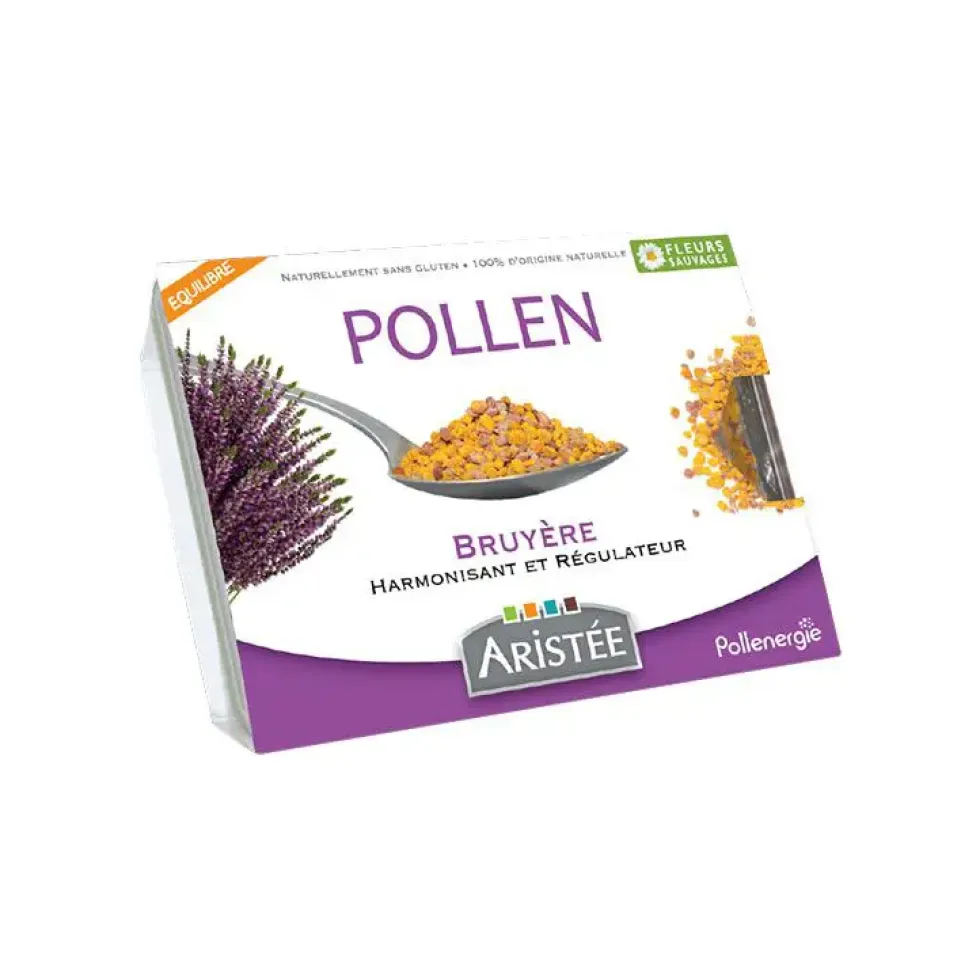 Pollen de bruyère et de fleurs sauvages en barquette de 250 g