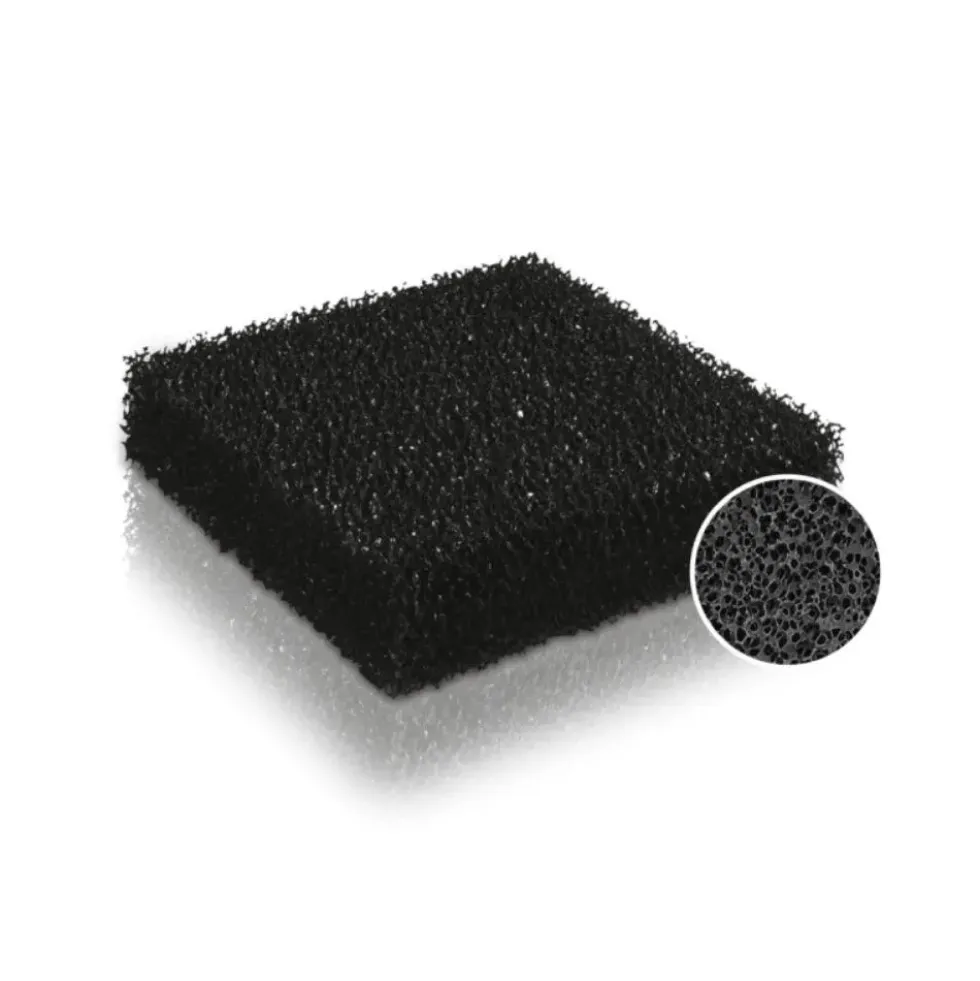 Éponge charbon taille compacte noire