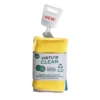 Éponges double face en microfibre recyclée coloris multicolore Liseré Vert Virtu'O Clean - x 4