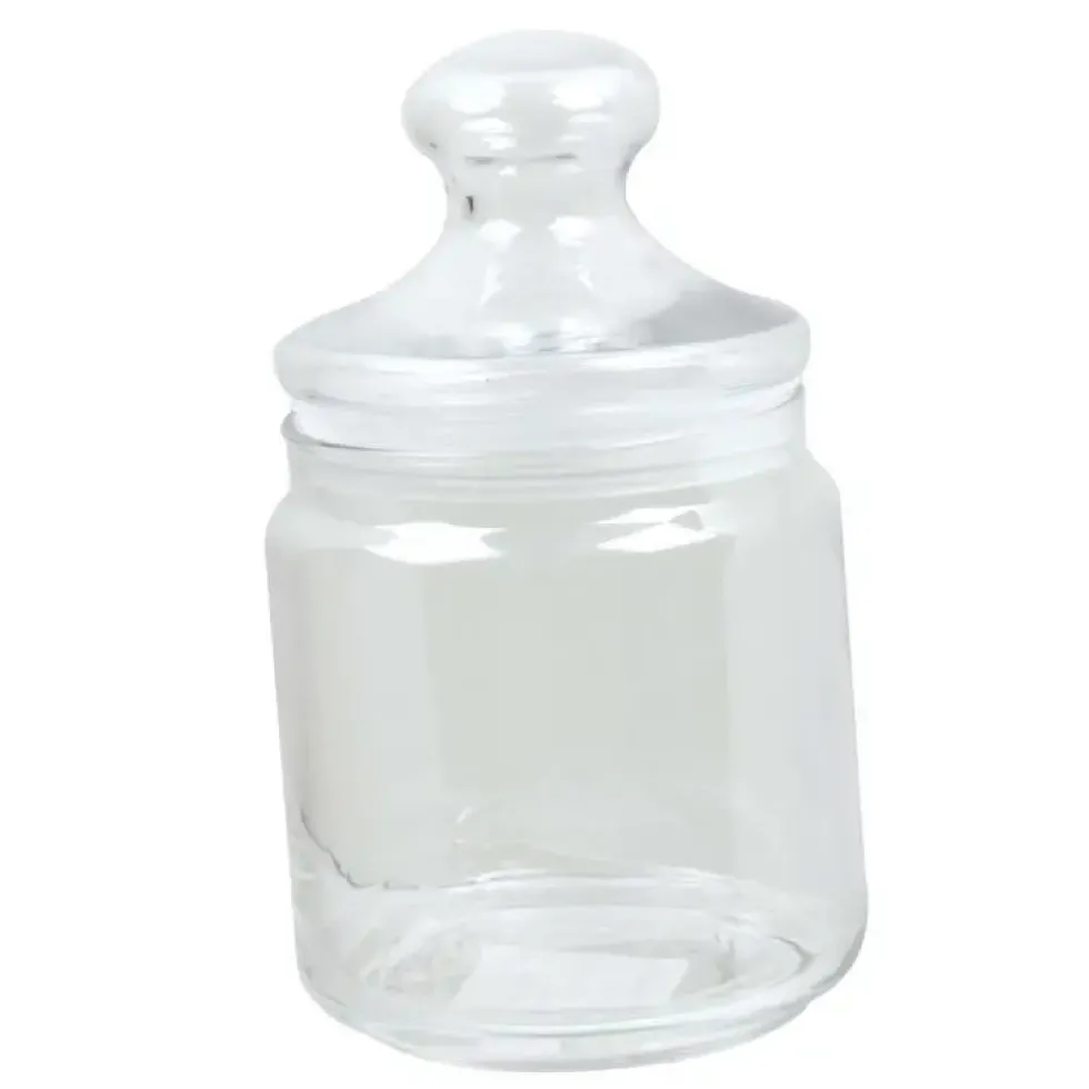 Pot bonbonnière coloris transparent en verre Ah Table - 0,75 L