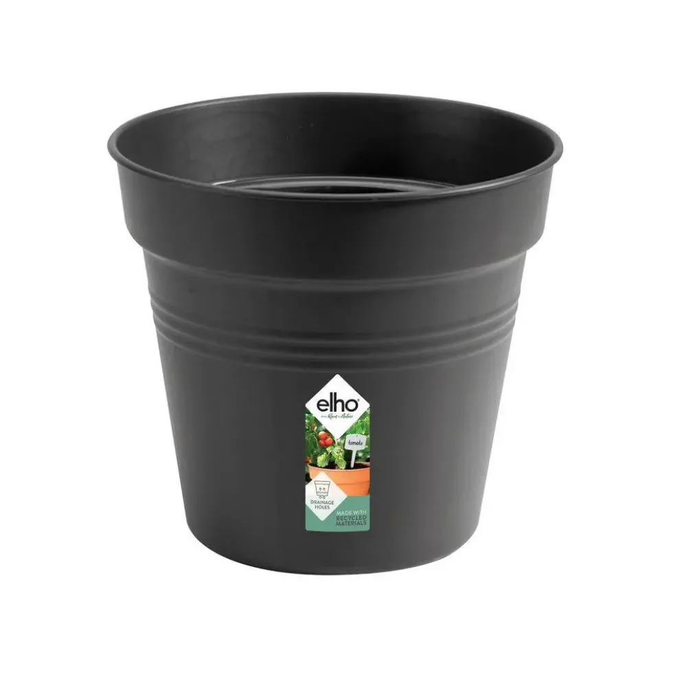 Pot 17cm Green Basics Elho noir
