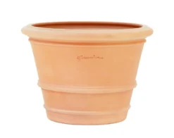 Pot Cuvier Argi coloris rose en terre claire - Ø 72 cm x 52 cm - 102 L