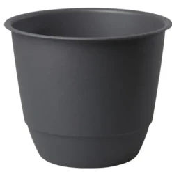 Pot en matière recyclée coloris anthracite Poetic Joy 35 - Ø 34,4 x H 28,4 cm