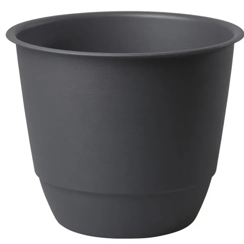 Pot en matière recyclée coloris anthracite Poetic Joy 35 - Ø 34,4 x H 28,4 cm