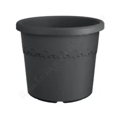 Pot en plastique recyclé gris anthracite Elho Algarve Cilindro - Ø 58 x H 48 cm