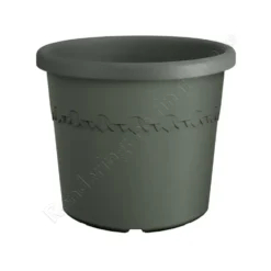 Pot en plastique recyclé vert thyme green Elho Algarve Cilindro - Ø 58 x H 48 cm