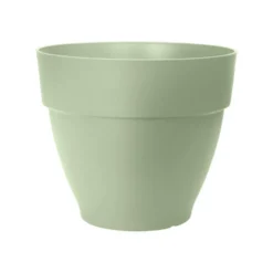 Pot en polypropylène vert pistache Elho Vibia Campana - Ø 35 x 29,7 cm