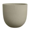 Pot en polypropylène vert scandinave Elho Sereh Round - Ø 29,5 x 25,3 cm