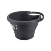Pot gouttière coloris anthracite Elho Corsica 3 L - L 27 cm x H 15,1 cm