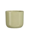 Pot rond coloris vert en céramique Fedor Mica Decorations - 12,5 x Ø 14 cm