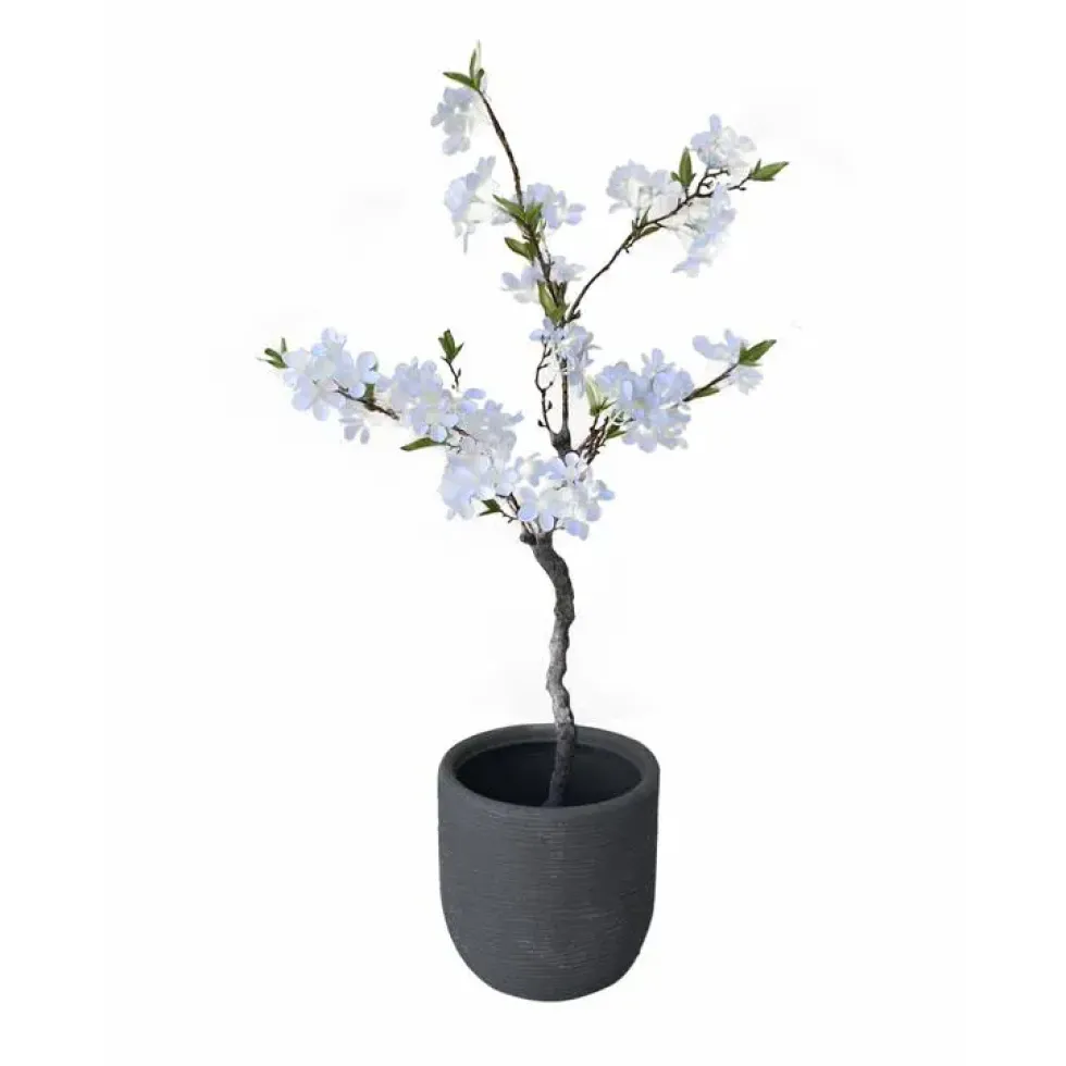 Pot rond Granit gris Ø 27 x 26 cm de 12 L