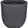 Pot rond Granit gris Ø 45 x 43 cm de 55 L