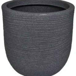Pot rond Granit gris Ø 45 x 43 cm de 55 L