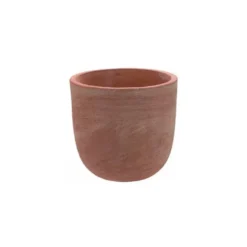 Pot rond Moderne de 18 L en terre cuite Ø 30 x 27 cm