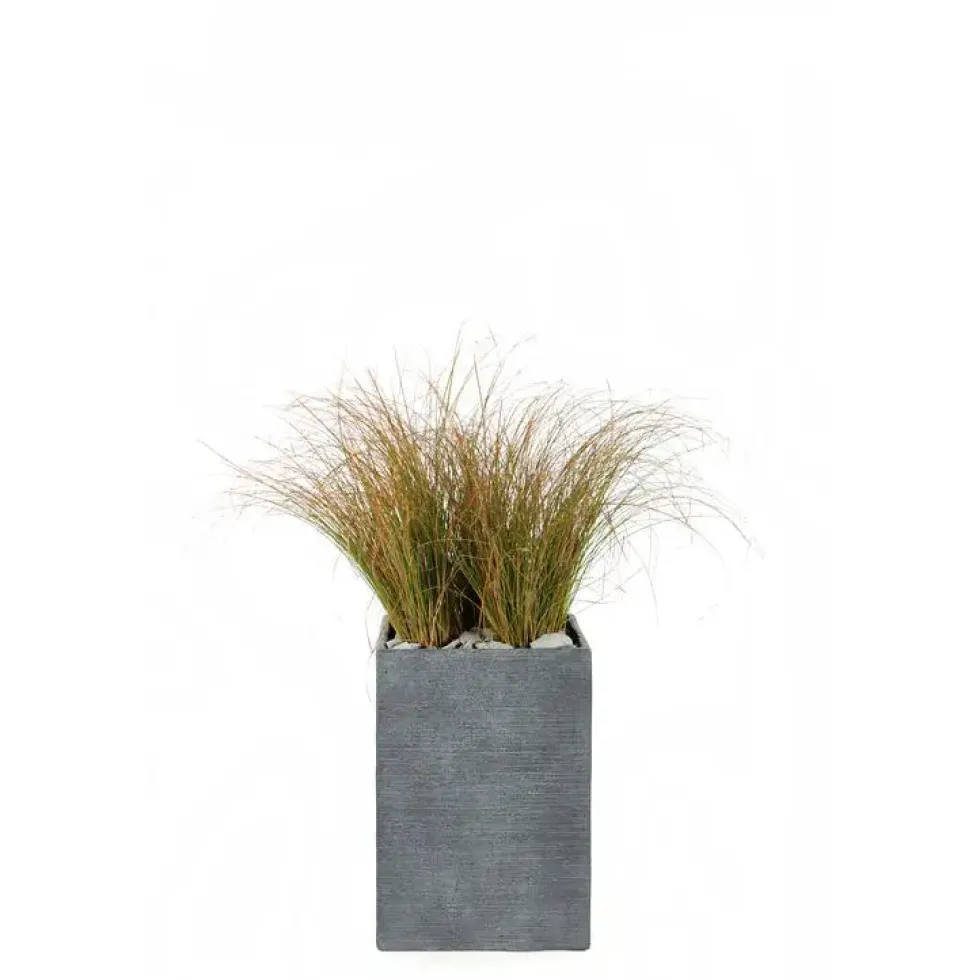 Pot Stream mi haut Anthracite L.31x31 x H.44 cm