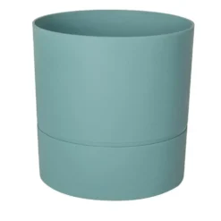 Pot vert eucalyptus Eda Aquaduo - Ø 28,5 x H 28,5 cm