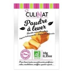 Poudre à lever Culinat sans phosphate 8x10g