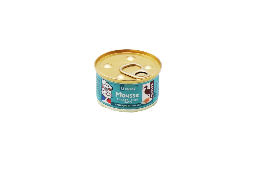 Pâtée pour chat adulte mousse de canard Bubimex Gustav - 85 g
