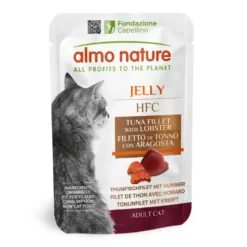 Pâtée pour chat HFC Jelly au filet de thon et homard Almo Nature - 55 g
