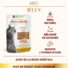 Pâtée pour chat HFC Jelly au filet de poulet et fromage Almo Nature - 55 g