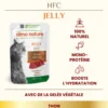 Pâtée pour chat HFC Jelly au thon Almo Nature - 55 g