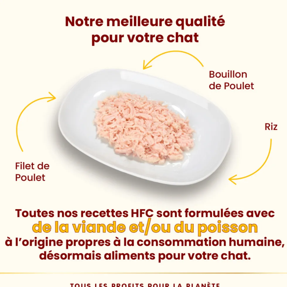 Pâtée pour chat HFC Jelly au thon et sole Almo Nature - 55 g