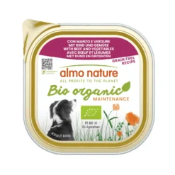 Pâtée pour chien biologique BIO ORGANIC au bœuf et légumes Almo Nature - 300 g