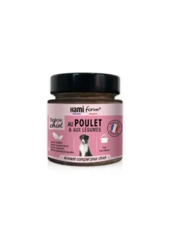 Pâtée pour chien "Les cuisinés" Hamiform spécial chiot au poulet & aux légumes - 250 g