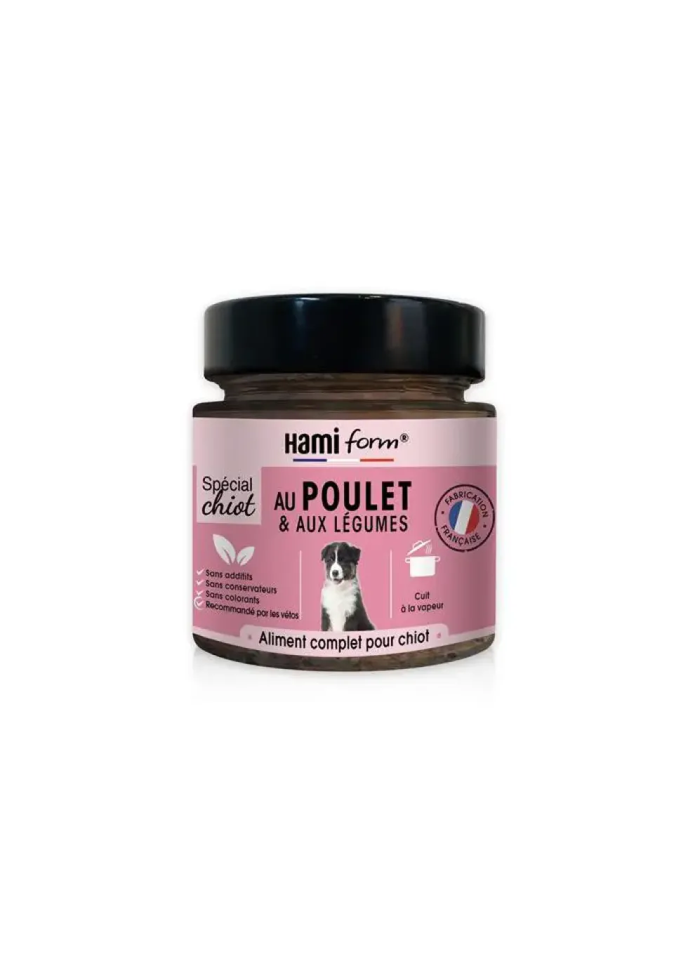Pâtée pour chien "Les cuisinés" Hamiform spécial chiot au poulet & aux légumes - 250 g