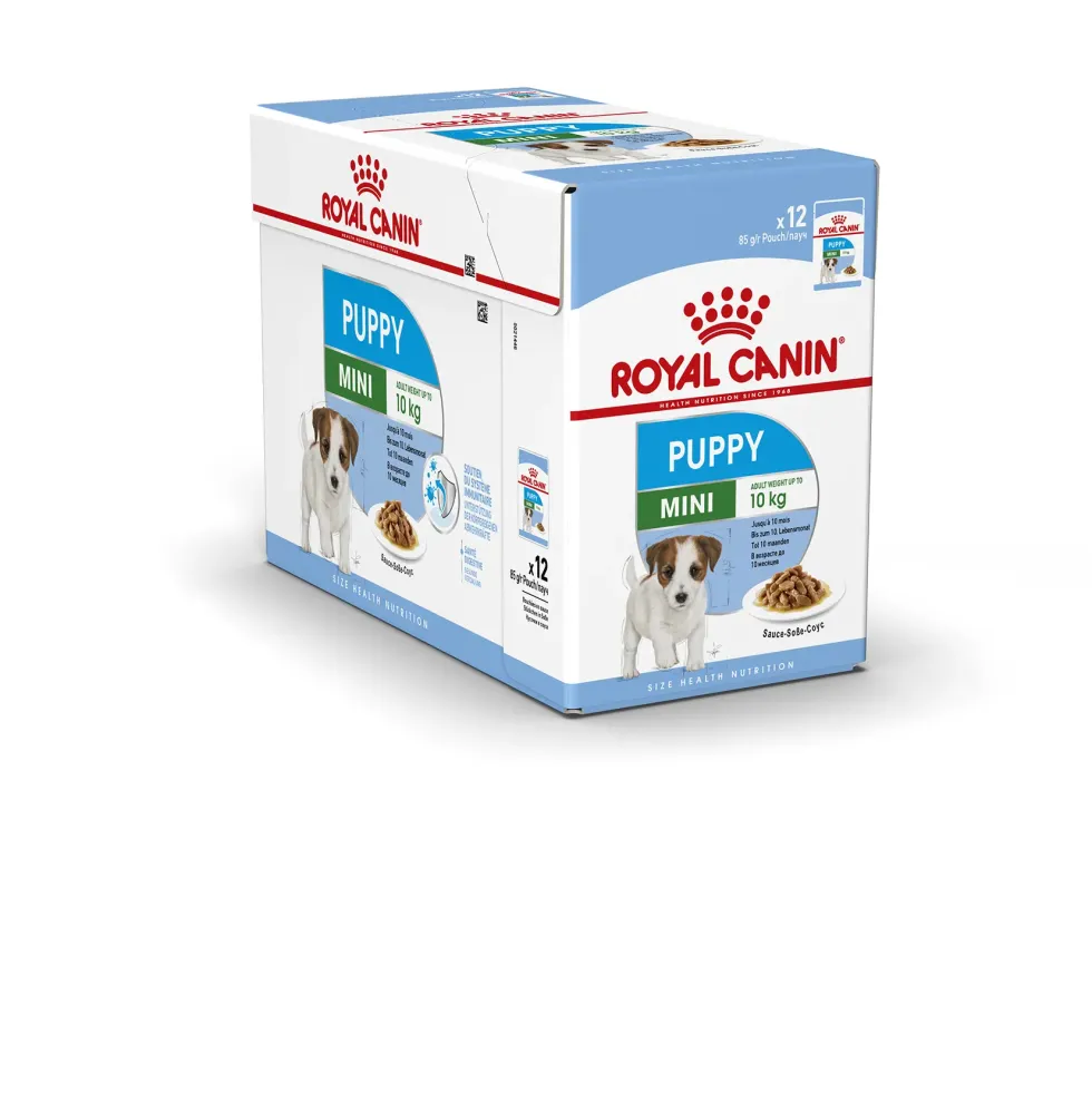 Pâtées pour chiot de petite taille Royal Canin Puppy Mini - 12 x 85 g