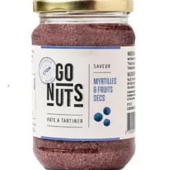 Pâte à tartiner myrtilles et fruits secs Go nuts - 270 g