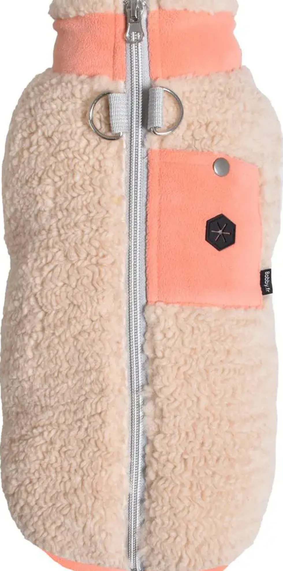 Pull pour chien coloris orange Bobby Alpaga - Taille 26XS