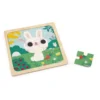 Puzzle Janod Lapin Blanc - 9 pièces