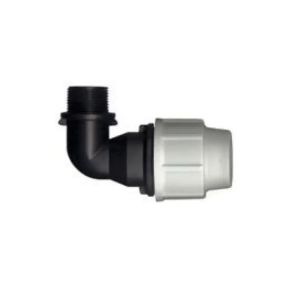 Raccord de compression avec coude fileté Plasson 20 x 27 x Ø 20 mm