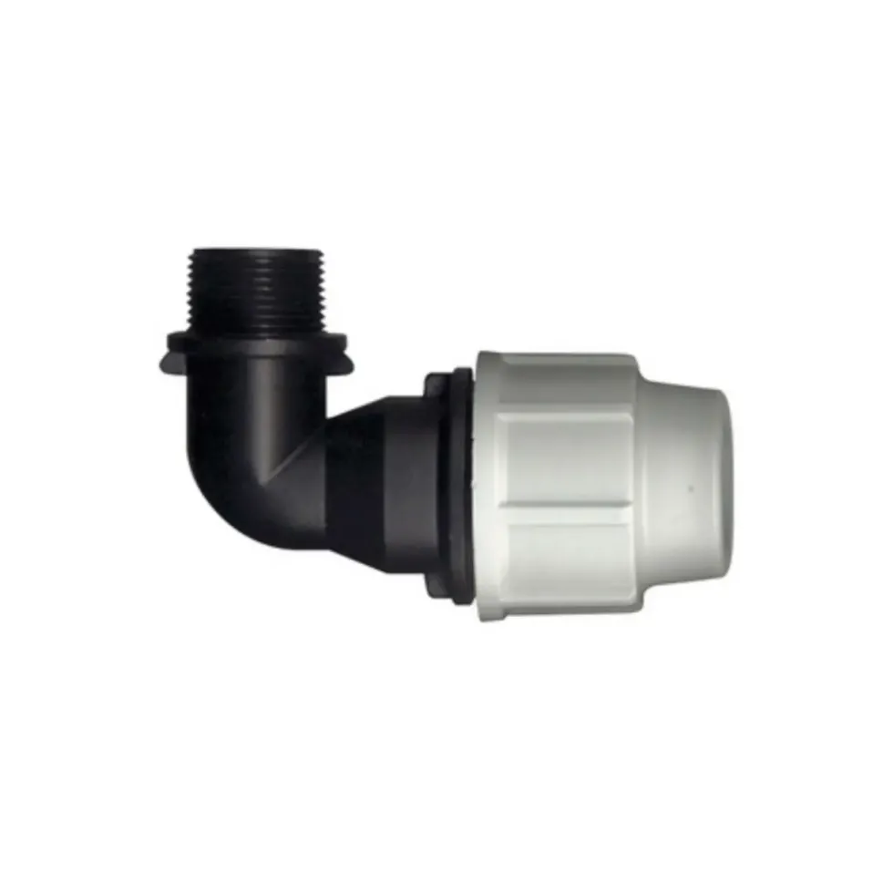 Raccord de compression avec coude fileté Plasson 20 x 27 x Ø 25 mm