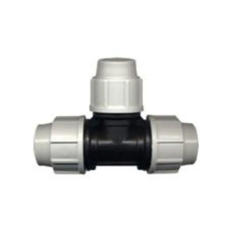 Raccord de compression avec té égal Plasson Ø 32 mm