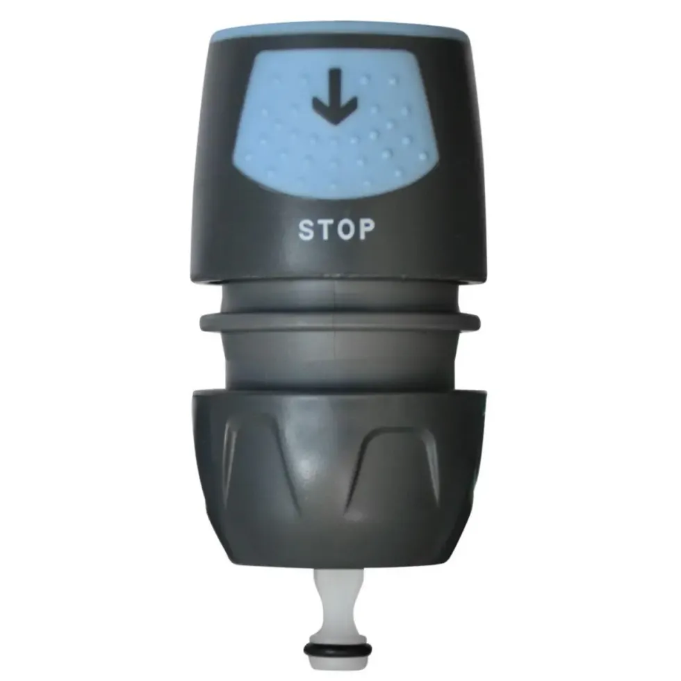 Raccord rapide avec stop universel botanic® pour tuyaux Ø 12,5 à 19 mm