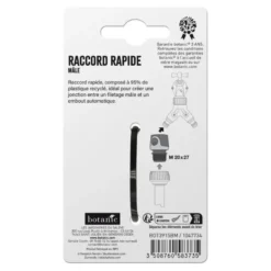 Raccord rapide mâle botanic® Ø 20 x 27 mm