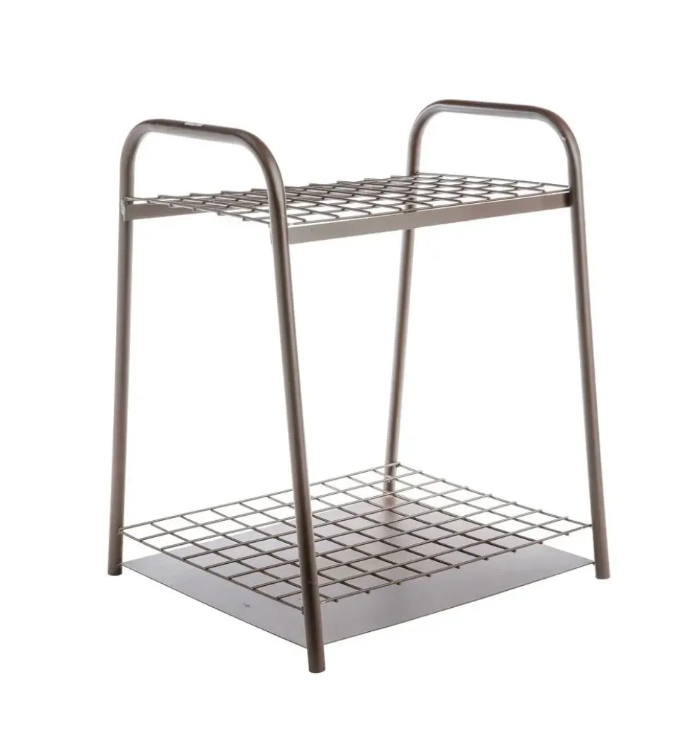 Range-outils marron en métal Devaux - 60 x 40 x 70 cm