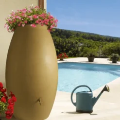 Récupérateur d’eau coloris beige Bellijardin Jarre – 500 L