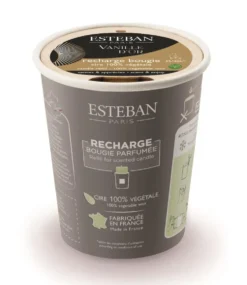 Recharge de bougie parfumée Esteban collection Vanille d'or – 180 g