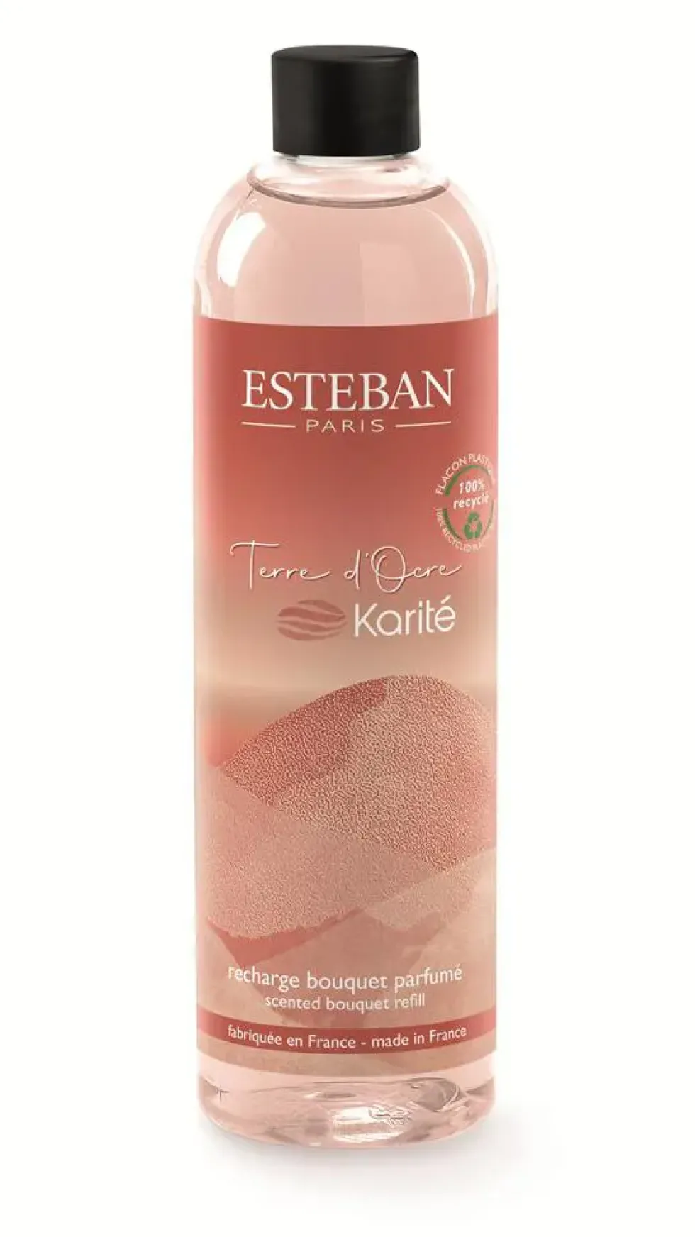 Recharge de parfum pour bouquet diffuseur senteur terre d'ocre karité Esteban - 250 ml