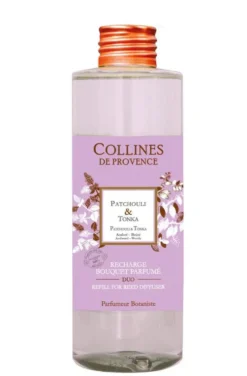 Recharge pour bouquet parfumé Collines de Provence Patchouli Tonka - 200 ml