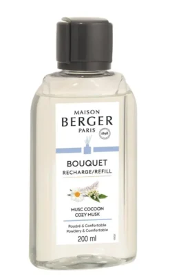 Recharge pour bouquet parfumé Maison Berger Musc cocoon - 200 ml