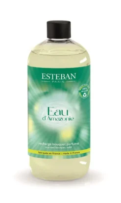 Recharge pour bouquet parfumé et diffuseur Esteban parfum Eau d’Amazonie - 500 ml