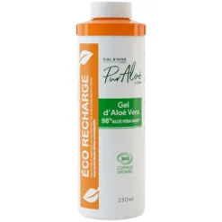 Recharge pour gel natif externe 98 % Aloé Vera bio et commerce équitable Pur Aloé - 250 ml